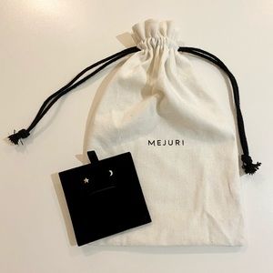 Mejuri moon stud & star stud